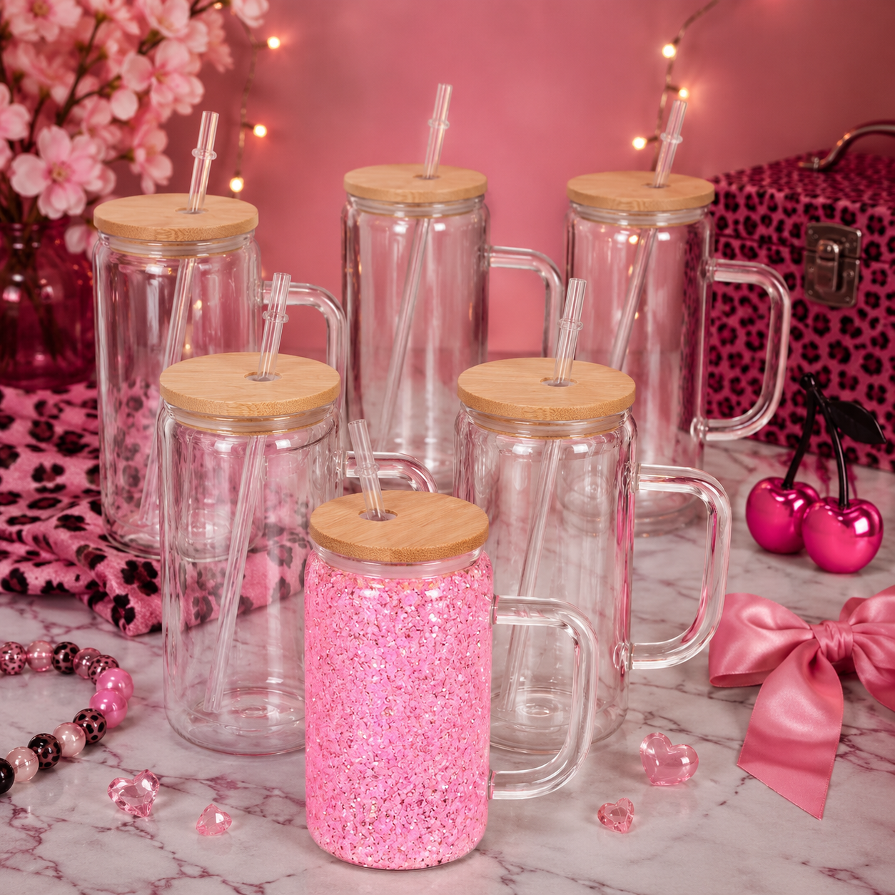 16oz Acrylic Cup (With handle)